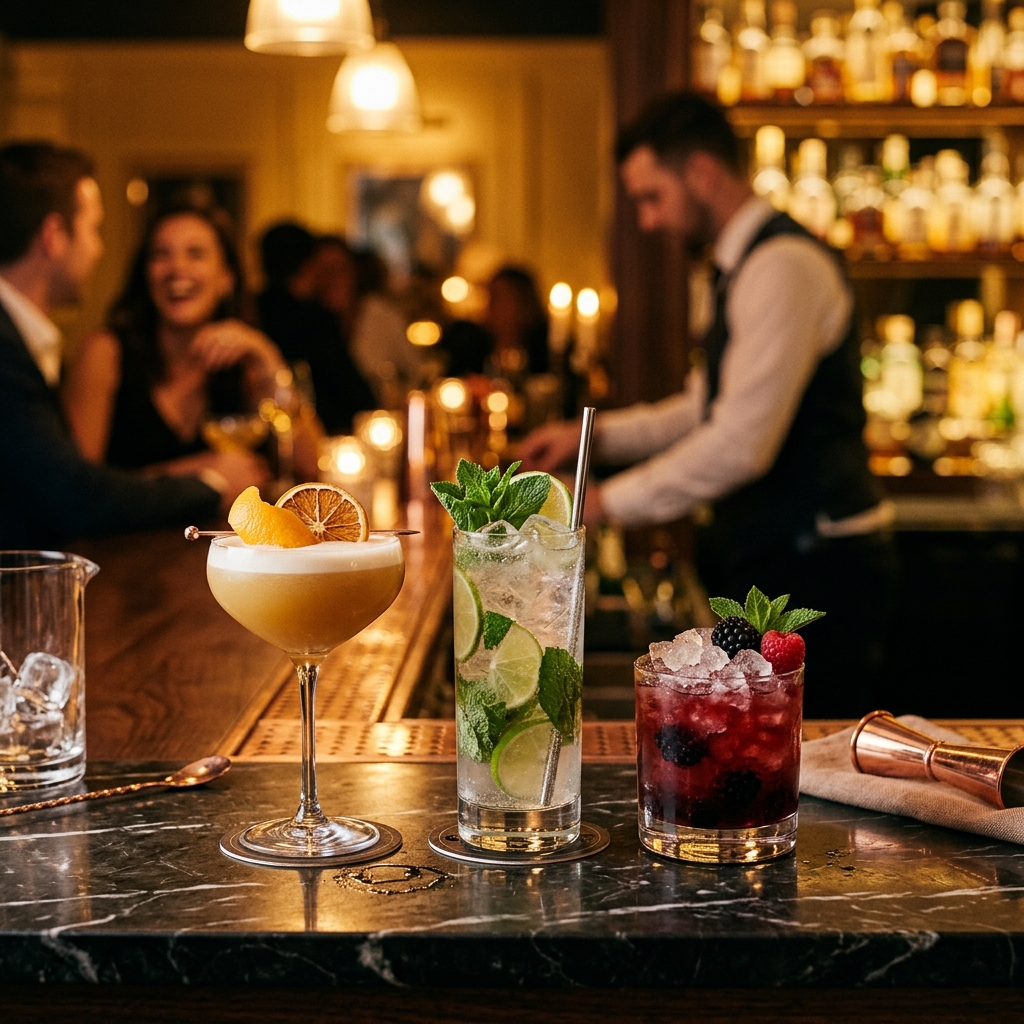 Cócteles artesanales